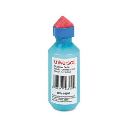 Universal 56502 - Squeeze Bottle Moistener, 2 oz, Blue