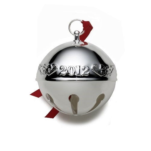 Wallace 2012 Silver Plated Sleigh Bell Ornament, 42nd Edition