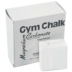 Power Systems Gym Chalk Used to Keep Hands Dry for Secure Grip, 1 Pound Box, (68090)