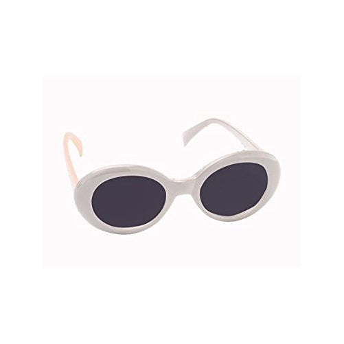 Forum Novelties Mod Sixties Tinted Glasses, White