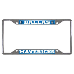 FANMATS NBA Dallas Mavericks Chrome License Plate Frame
