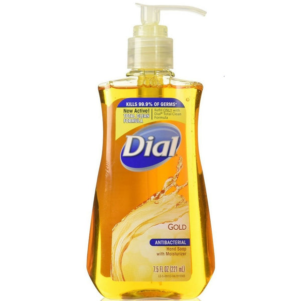 Dial Gold with Moisturizer Antibacterial Hand Soap 7.5 oz (Pack of 12)