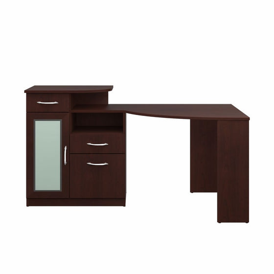 Bush Furniture Vantage Corner Desk, Harvest Cherry