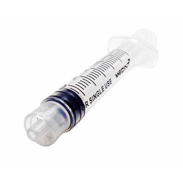 3cc 3ml Syringe Without Needle 100 Syringes Box Medint