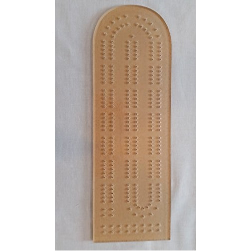 Cribbage Board Template Track Style Woodworking Kit - 1/4" Acrylic