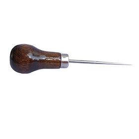 ZLKSKER Wooden Handle Scratch Awl for Leather Punch Hole or DIY Handmade (Gourd Awl ) -1pcs