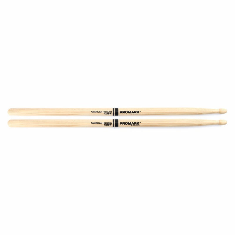 Promark American Hickory Classic 5B Drumsticks, Oval Tip, Single Pair