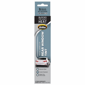 Gila Heat Shield 5% VLT Automotive Window Tint DIY Heat Control Glare Control Privacy (6in x 26in strips)