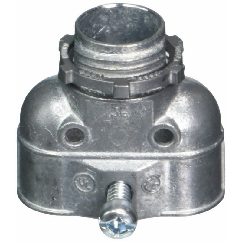 Halex 15803B Duplex Connectors Flex Zinc Die Cast (25 Piece), 3/8"