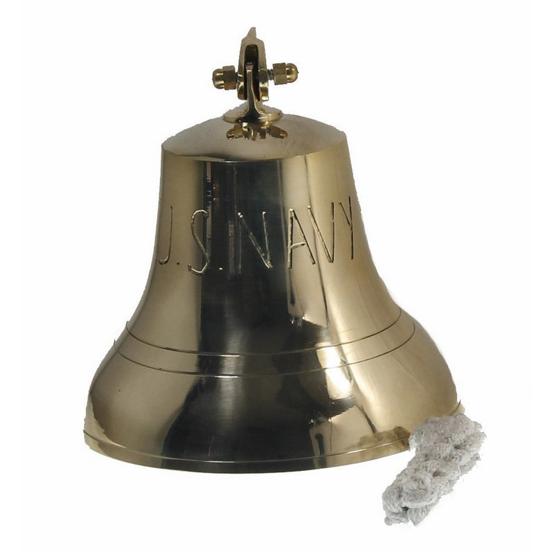 Us Navy 6" Indoor/Outdoor Brass BellWall Mount