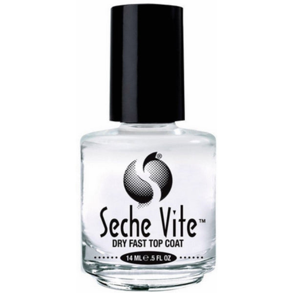 Seche Vite Dry Fast Top Nail Coat, Clear - .5 oz. oz