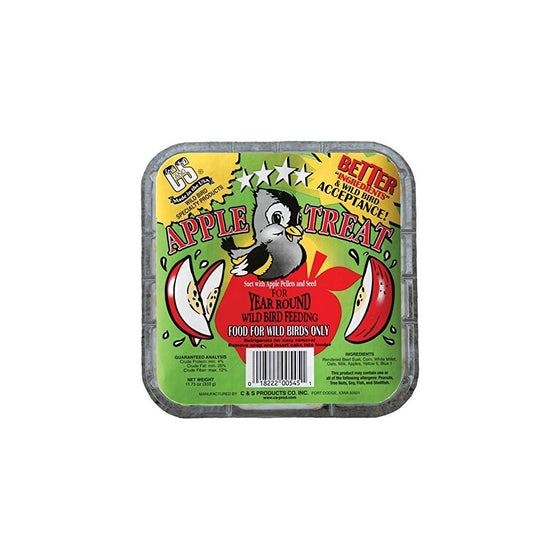 C & S 12545 Apple Treat Suet, 11.75-Ounce