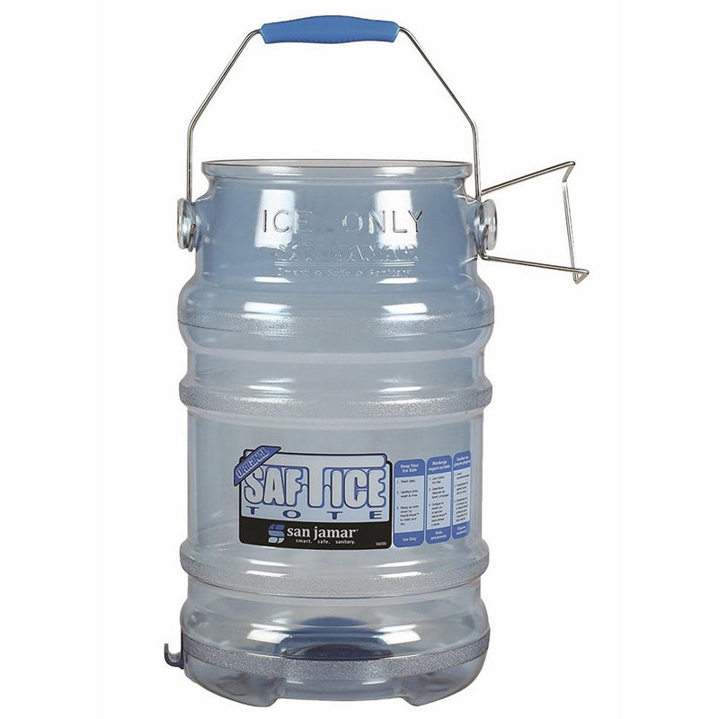 San Jamar SI6000 Saf-T-Ice Commercial Tote Bucket, 6 Gallon