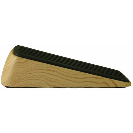 Shepherd Hardware 9333 Designer Door Wedge, Woodgrain, Non-Skid Rubber Base Grip