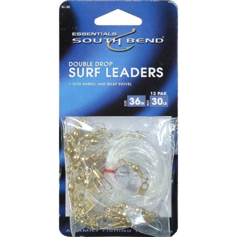 Hurricane Double Drop Surf Leader, 30-Pound