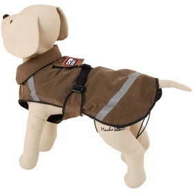 PetEgo Dogrich Birdwatcher Brown Dog Coat Size 14 Dog Jacket