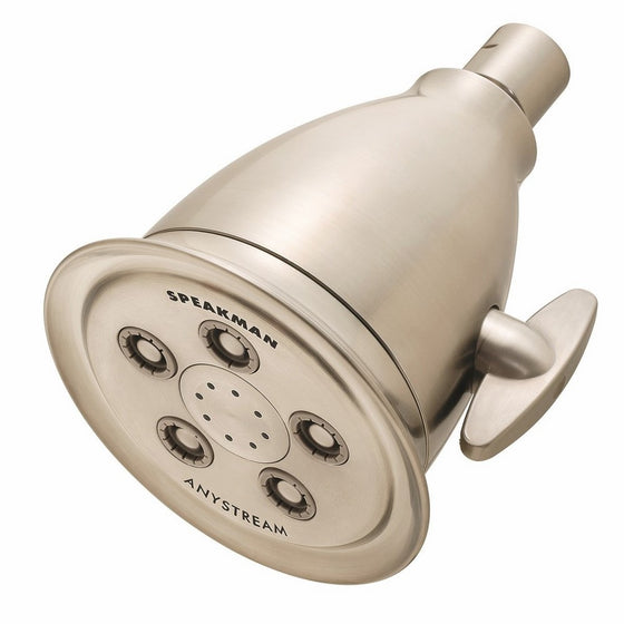 Speakman S-2005-HB-BN Hotel Anystream High Pressure 2.5 GPM Adjustable Shower Head, Brushed Nickel