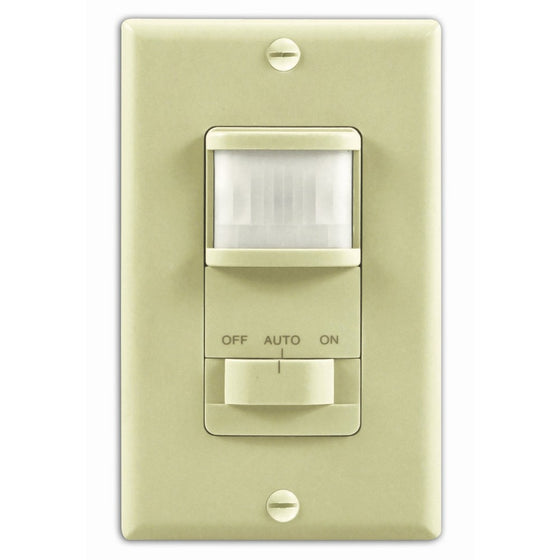 Heath/Zenith SL-6117-IV Motion-Activated Wall Light Switch, Ivory