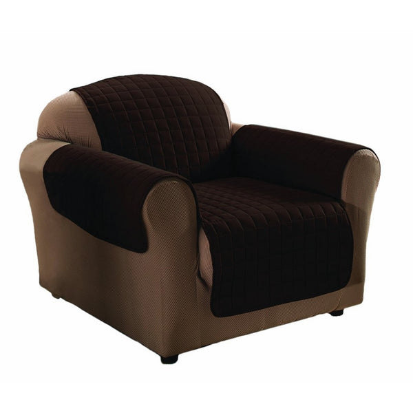 Innovative Textile Microfiber Chair Furniture Protector, Chocolate