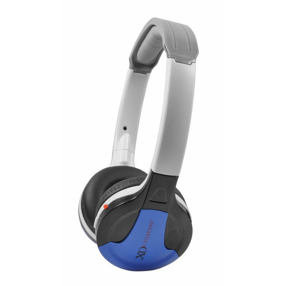 XO Vision Universal IR in Car Entertainment Wireless Foldable Headphones, Blue