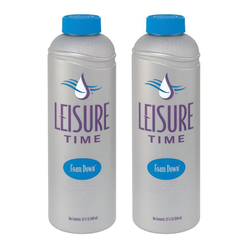 Leisure Time HQ-02 Foam Down for Spas and Hot Tubs (2 Pack), 1 quart