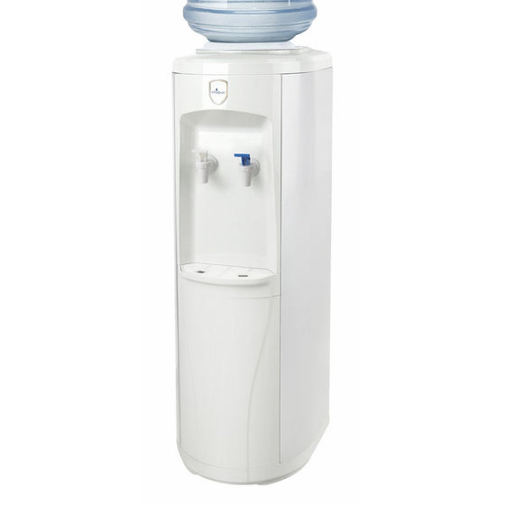 Vitapur Top Load Floor Standing Room Cold Water Dispenser with Standard Taps, White