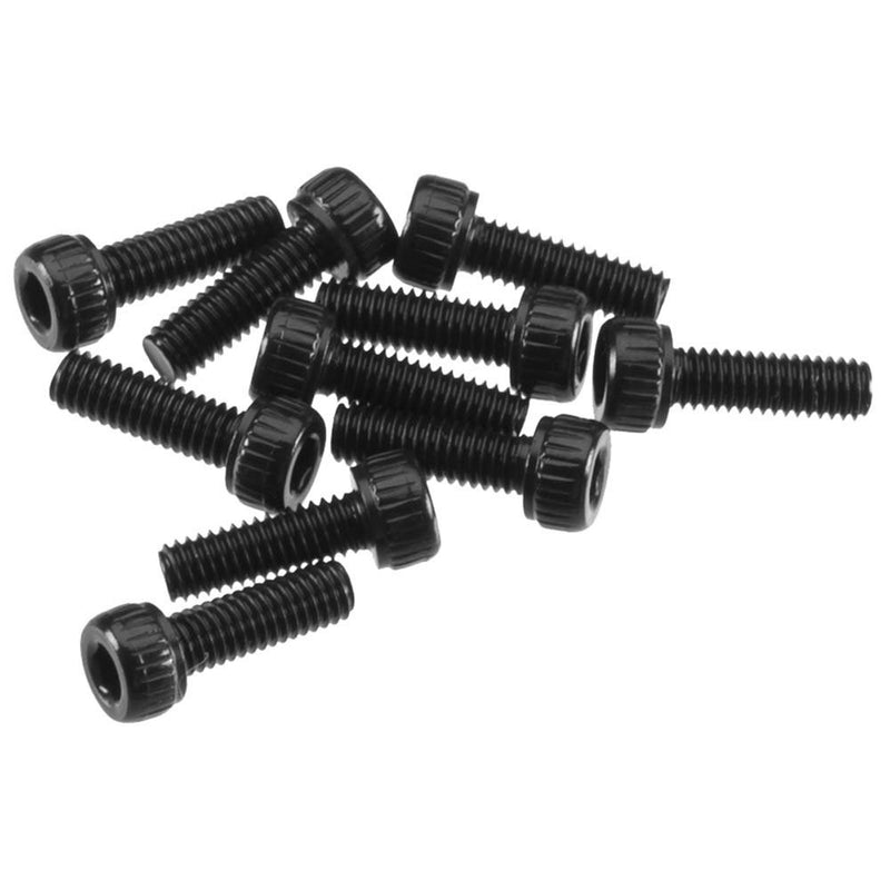 Axial AXA0023 Cap Head Screws (10-Piece), 2.6x8mm, Black