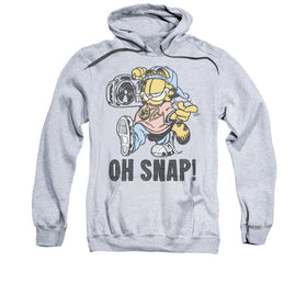 Garfield Comic Retro 90's Oh Snap Boombox Adult Pull-Over Hoodie