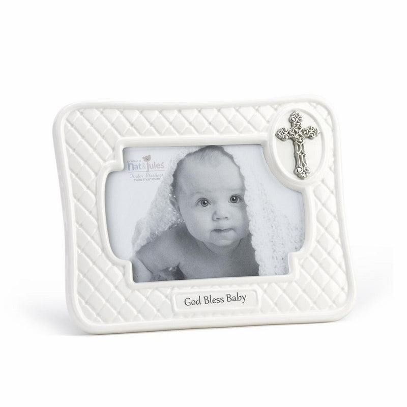 DEMDACO Baby Frame, God Bless, 4"x6"