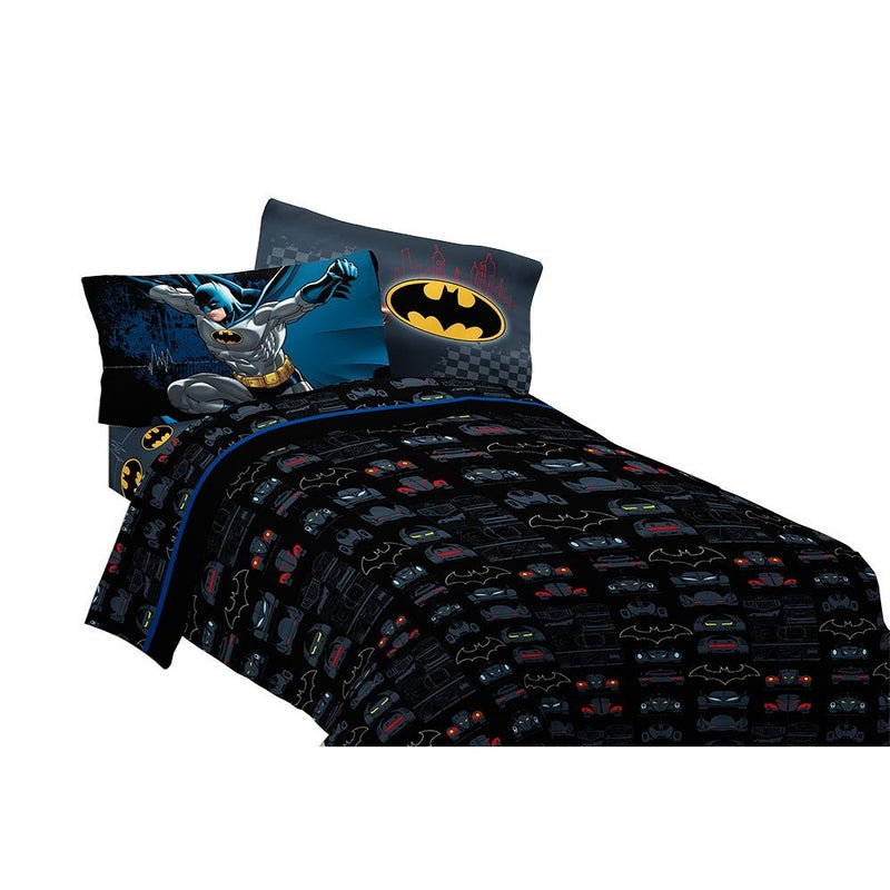 Warner Bros Batman Guardian Speed Microfiber Sheet Set, Twin