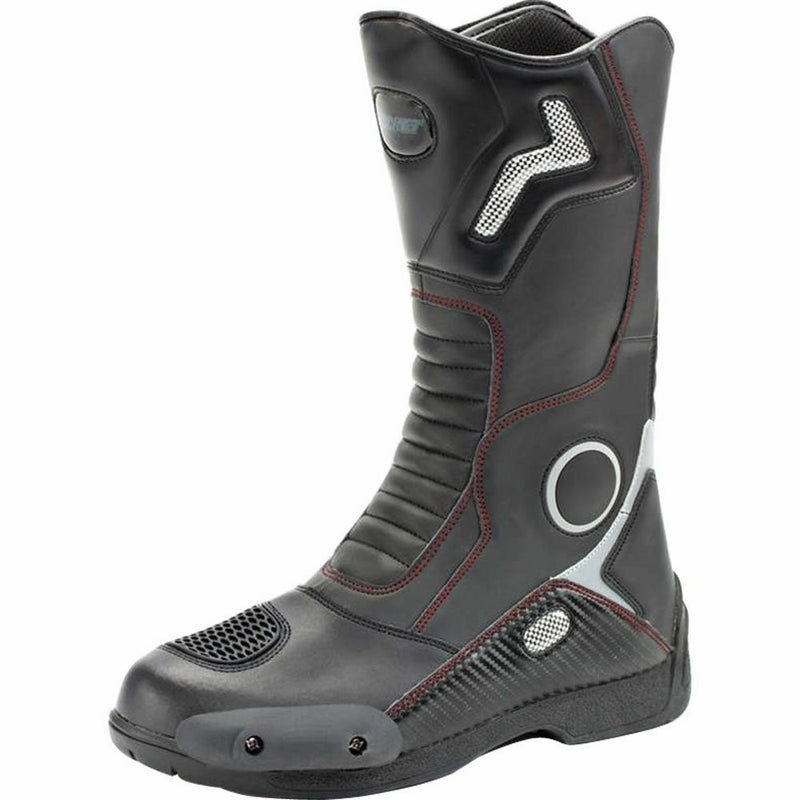 Joe Rocket Ballistic Touring Mens Riding Shoes Sports Bike Racing Motorcycle Boots - Black / Size 11
