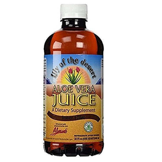 Lily of the Desert Aloe Vera Juice 32 oz (Packs of 2)