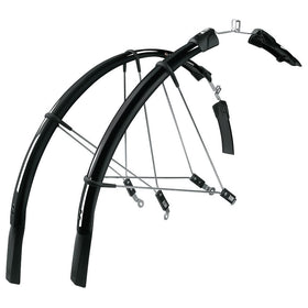 SKS-Germany 11311 Raceblade Long II Bicycle Fender Set, Black