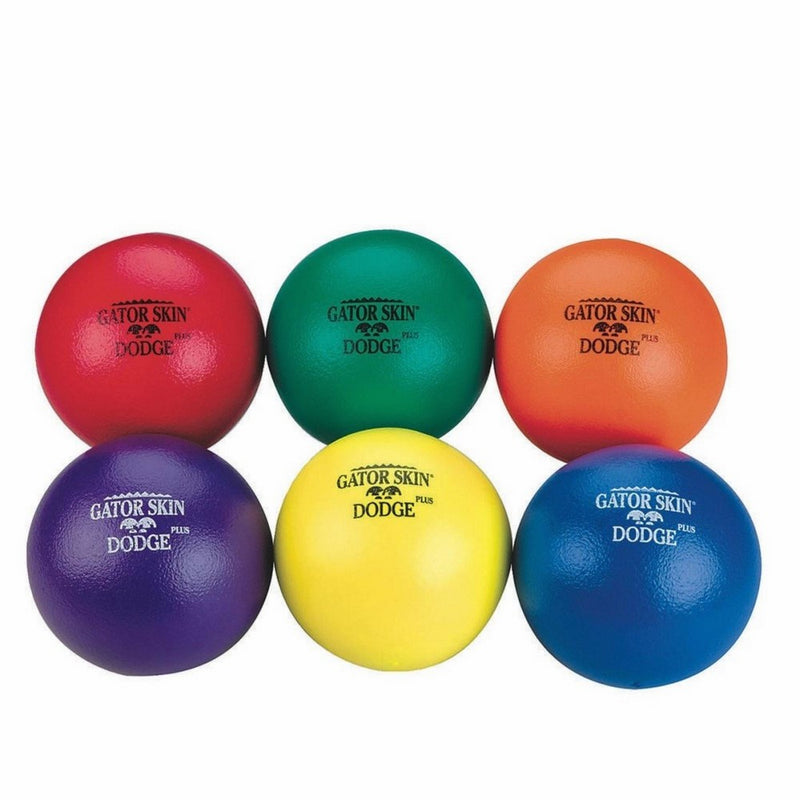 S&S Worldwide UA904-6C Gator Skin Dodge Plus Middle School Dodgeball, Grade:1 to 5, (Pack of 6)