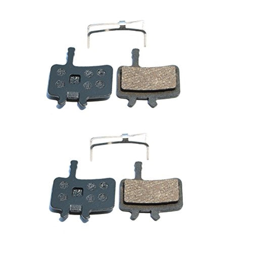 Resin Organic Semi-metal Brake Pads for AVID BB7 Juicy 3 5 7, Smooth Braking,Low Noise, Long Life, Kevlar, Copper, 2 Pairs