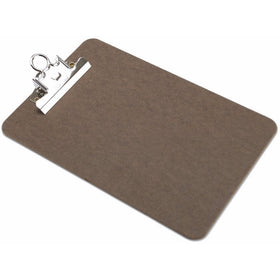 HQ Advance Products Masonite Clipboard, Memo Size, 6 x 9 Inches with Standard Clip, Brown (04008)(Brown Shade May Vary)