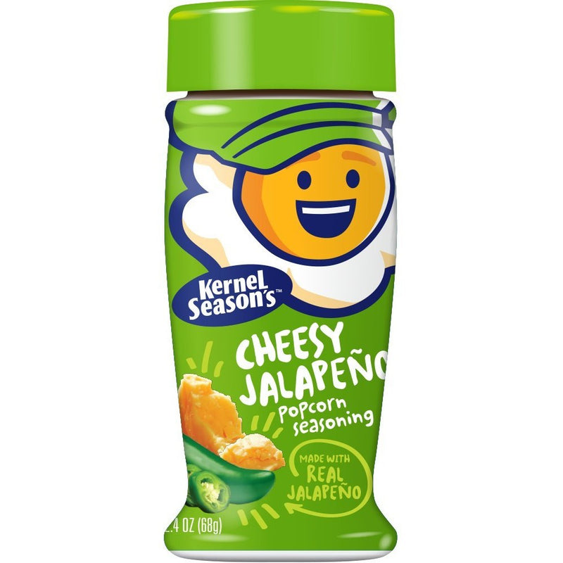 Kernel Season's Popcorn Seasoning, Cheesy Jalapeno, 2.4 ounce (Pack of 6)