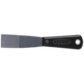 Hyde 1036 1-1/4" Black & Silver Bent Stiff Putty Knife