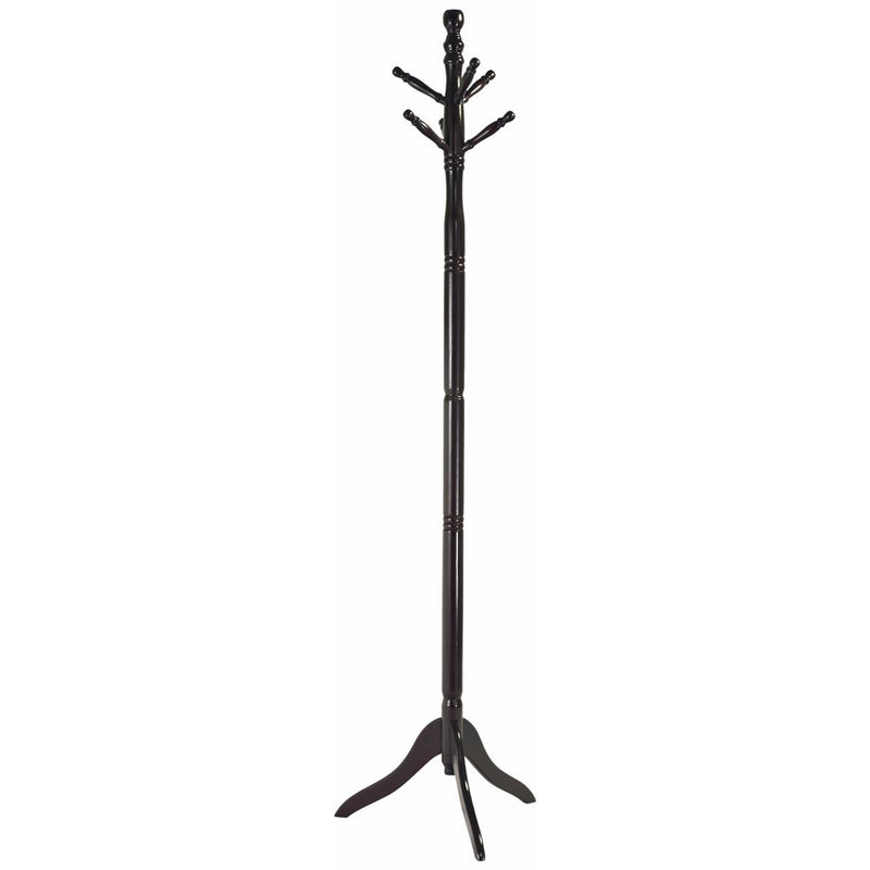 Frenchi Furniture Wooden Coat Rack in Cherry Finish