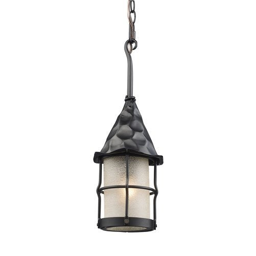 ELK 388-BK, Rustica Outdoor Ceiling Lighting, Matte Black