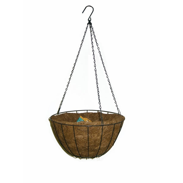 Panacea 88503 Growers Series Hanging Basket, Green, 14-Inch