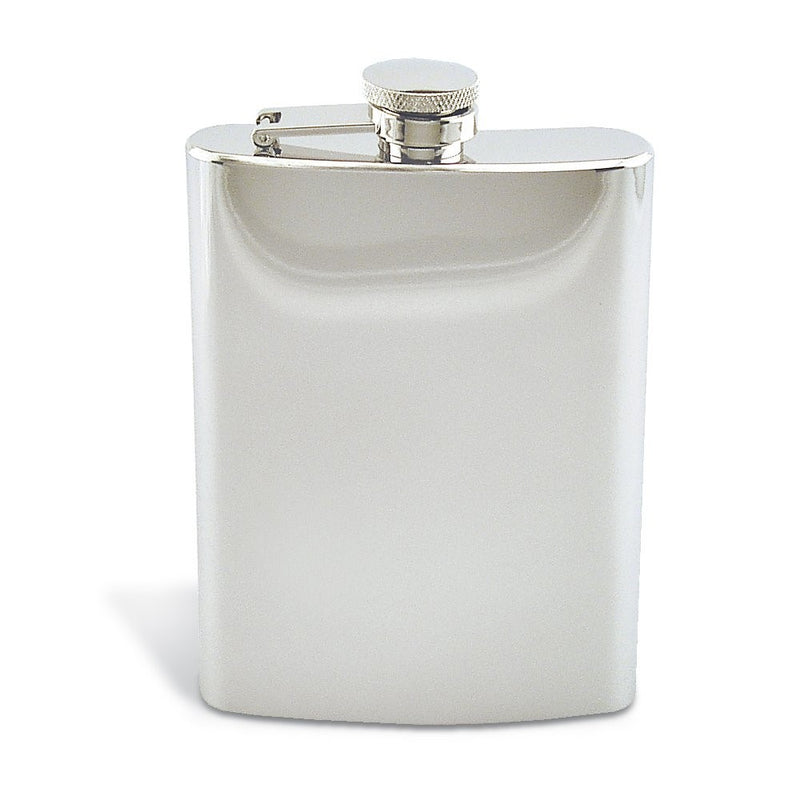 Epic Products Mirror Finish 9-Ounce Rimless Flask, 7.75-Inch
