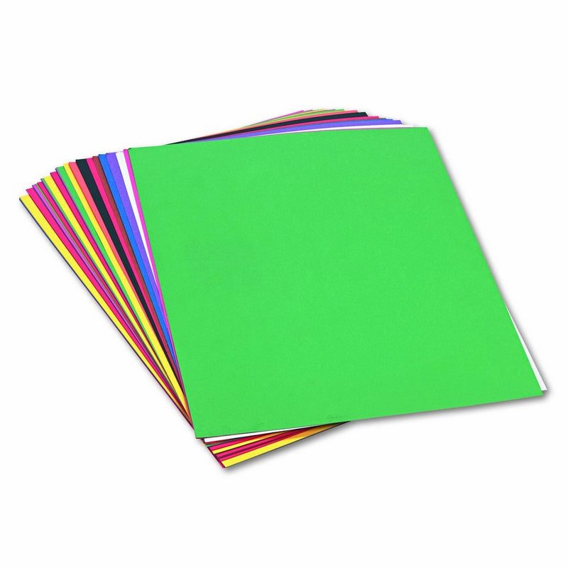 SunWorks 6523 Construction Paper, 58 lbs, 24 x 36, Assorted (Pack of 50 Sheets)