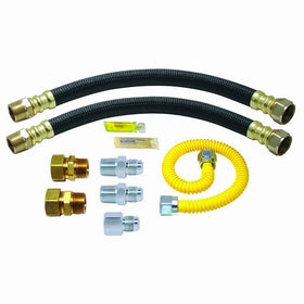 BrassCraft PSC1098 L ProCoat Gas and Water Install Kit for Water Heaters