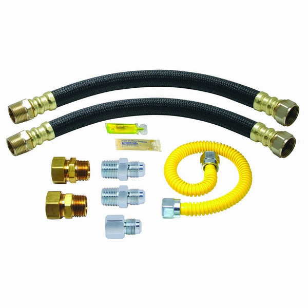 BrassCraft PSC1098 L ProCoat Gas and Water Install Kit for Water Heaters