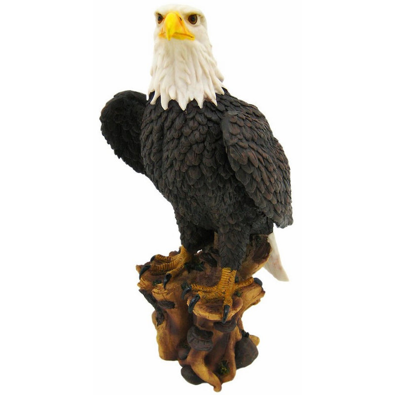 American Pride Bald Eagle Statue Nature Figure by Private Label