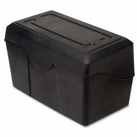 ADVANTUS 4 x 6 Index Card Holder, 300 Card Capacity, Black (45002)