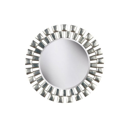 Kenroy Home Gilbert Wall Mirror with Silver Finish, 36-Inch Diameter