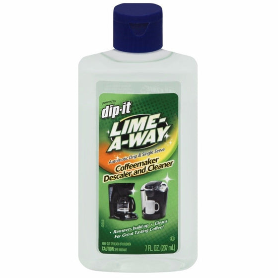 Lime-A-Way Dip-It Coffeemaker Cleaner, 7 fl oz Bottle, Descaler & Cleaner for Drip & Single Serve Coffee Machines