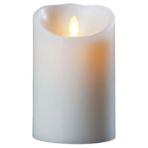 Luminara Wax Candle 3.5x7 Ivory